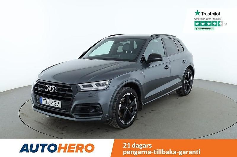 Grå Begagnad 2017 Audi Q5 S-Line SUV | 278 000 kr (Dyr) - Bild 1/4
