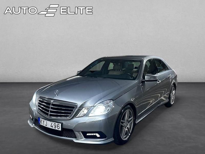 Silver Begagnad 2010 Mercedes E350 AMG Sedan | 189 800 kr (Marknadspris) - Bild 1/4