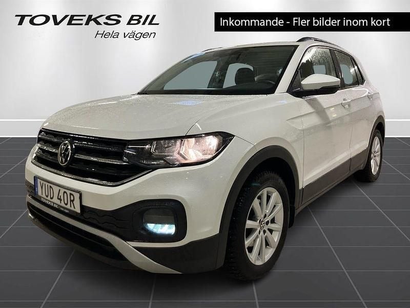 Vit Begagnad 2022 VW T-Cross SUV | 169 900 kr (Marknadspris) - Bild 1/4