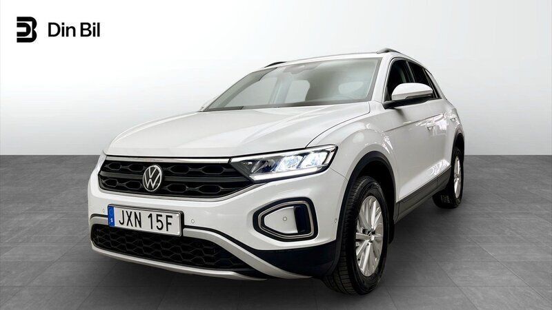 Vit Begagnad 2022 VW T-Roc Life SUV | 229 900 kr (Bra pris) - Bild 1/4