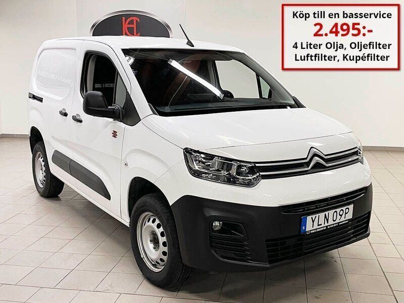 Vit Begagnad 2019 Citroën Berlingo Minibuss | 229 000 kr (Lite dyr) - Bild 1/4