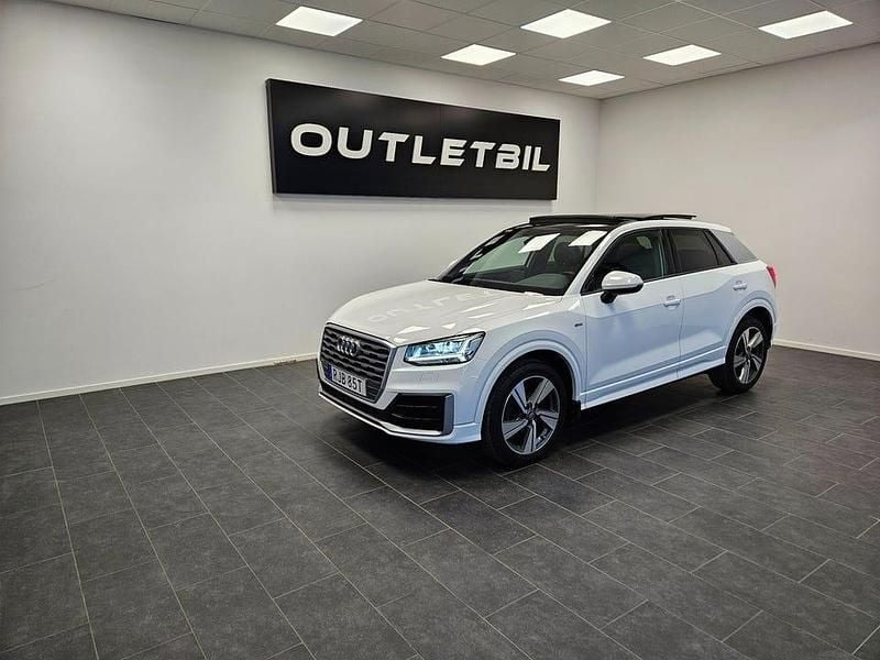 Vit Begagnad 2019 Audi Q2 S-Line SUV | 189 000 kr (Marknadspris) - Bild 1/4