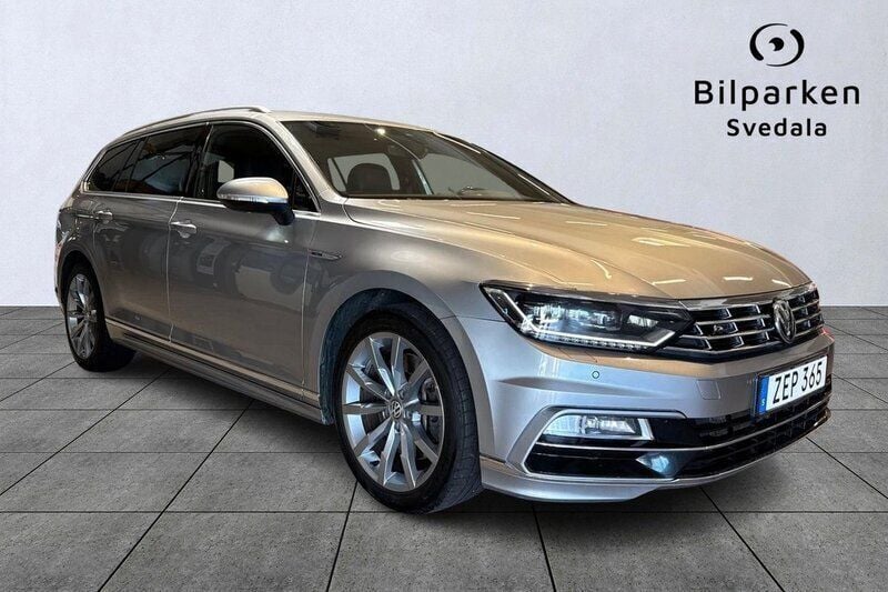 Silver Begagnad 2018 VW Passat GTS Kombi | 219 990 kr (Marknadspris) - Bild 1/4