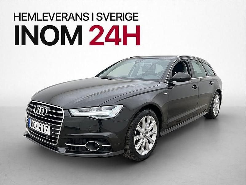 Begagnad Audi A6 S-Line 190 HK (139 kW) 2015 Svart Kombi