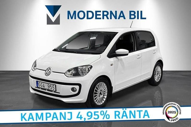 Vit Begagnad 2013 VW up! high up! Halvkombi | 59 900 kr (Marknadspris) - Bild 1/4