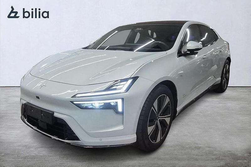 Silver Begagnad 2024 Polestar 4 Long Range Single Motor SUV | 619 900 kr (Marknadspris) - Bild 1/3