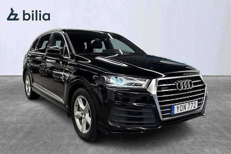 Begagnad Audi Q7 S-Line 272 HK (200 kW) 2018 Svart SUV