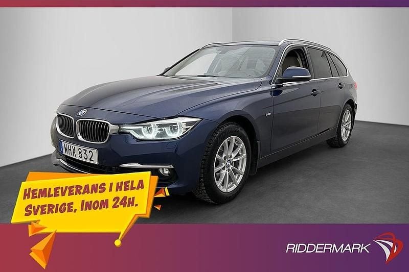 Blå Begagnad 2016 BMW 320 Luxury Line Kombi | 164 900 kr (Bra pris) - Bild 1/3