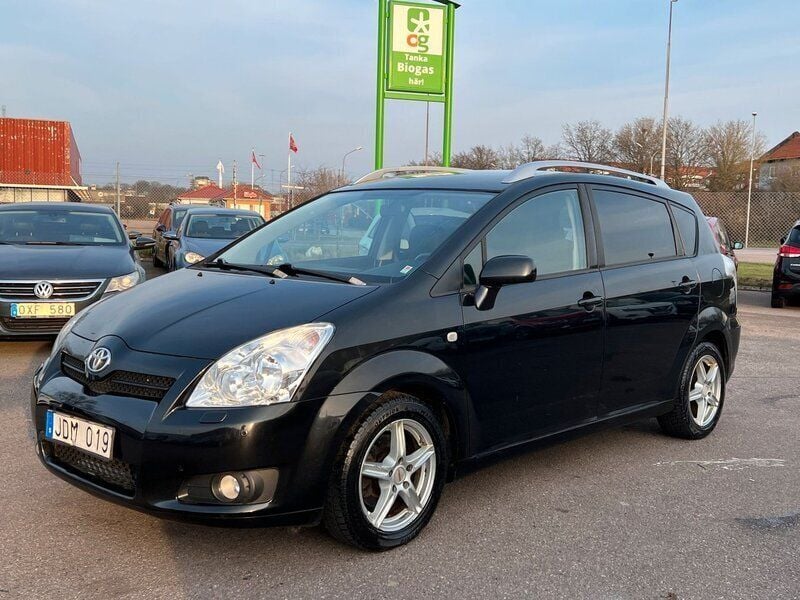 Svart Begagnad 2008 Toyota Corolla Verso Minibuss | 34 900 kr (Marknadspris) - Bild 1/4