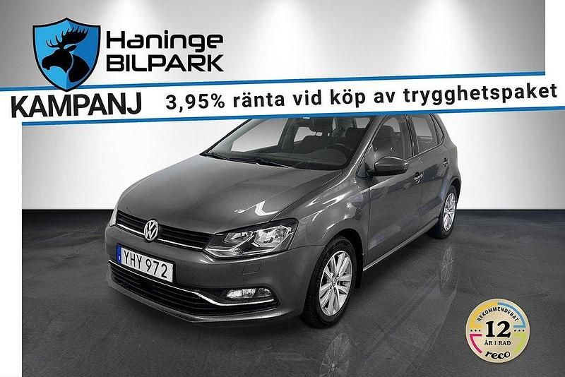 Grå Begagnad 2016 VW Polo Halvkombi | 99 900 kr (Marknadspris) - Bild 1/2