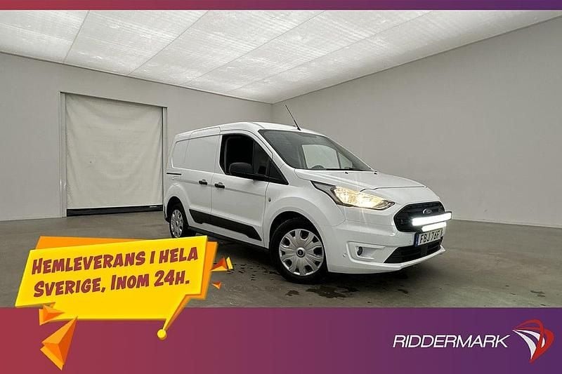 Vit Begagnad 2021 Ford Transit Pickup | 144 700 kr - Bild 1/3