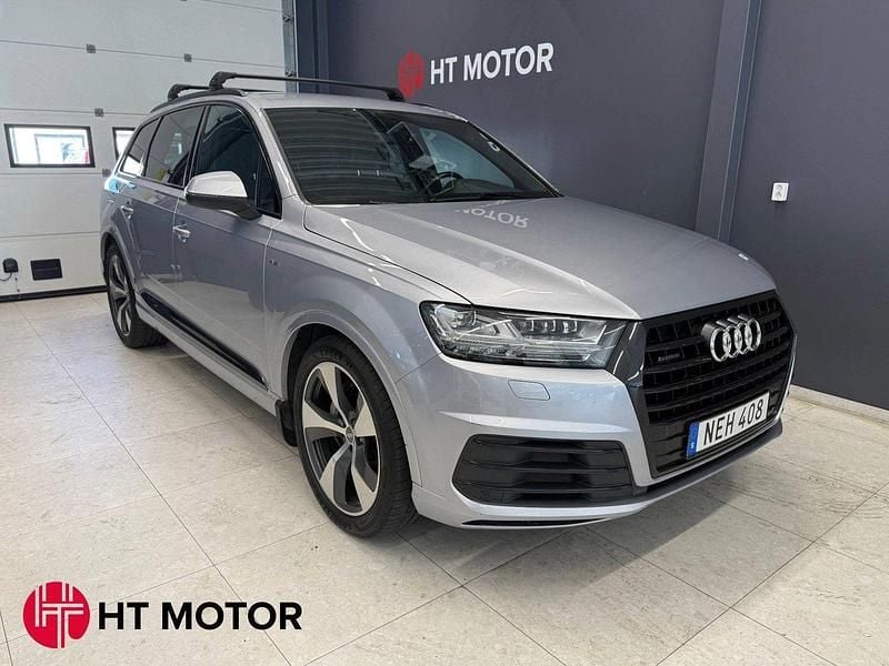 Silver Begagnad 2016 Audi Q7 S-Line SUV | 334 900 kr (Marknadspris) - Bild 1/4