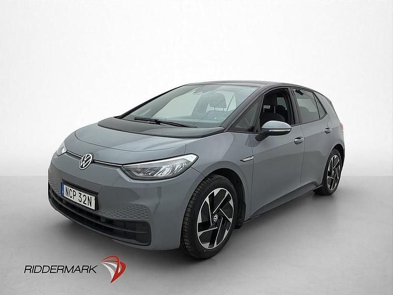 Begagnad VW ID.3 Pro Performance 150 kW (204 HK) 2022 Grå Halvkombi