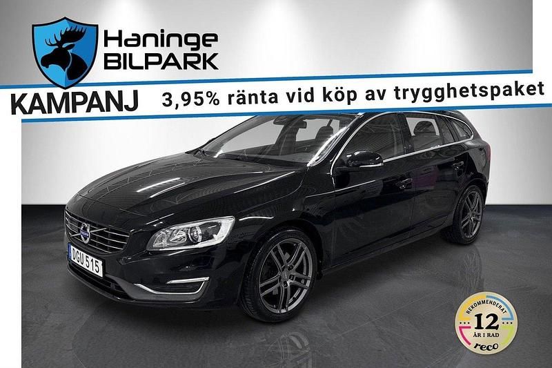 Svart Begagnad 2014 Volvo V60 Summum Kombi | 149 995 kr (Marknadspris) - Bild 1/4