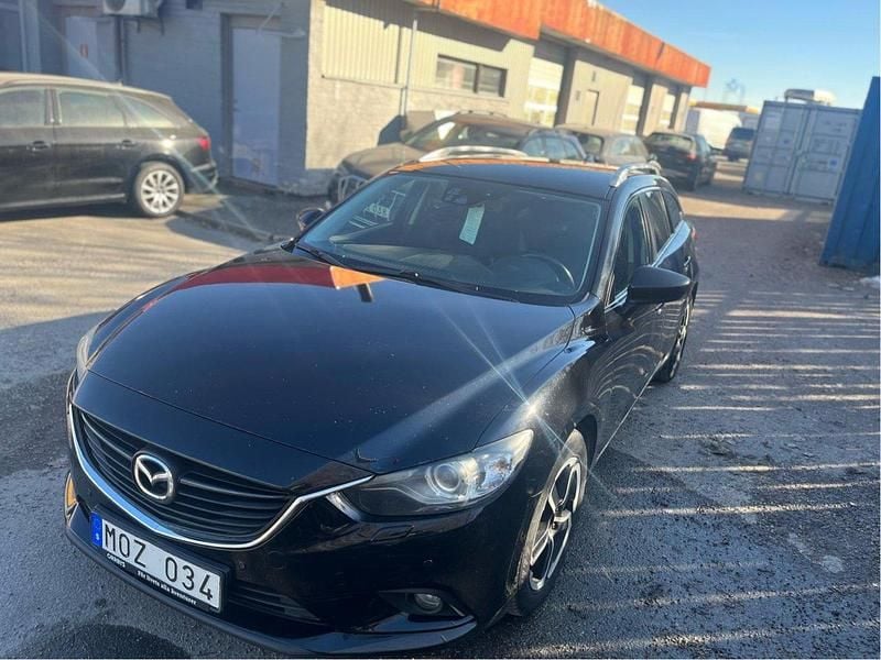 Svart Begagnad 2013 Mazda 6 Kombi | 95 000 kr (Marknadspris) - Bild 1/4
