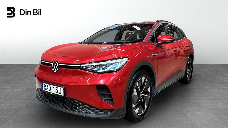 Mörkröd Begagnad 2022 VW ID.4 Comfortline SUV | 404 900 kr (Dyr) - Bild 1/4