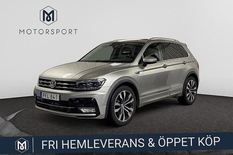 Begagnad VW Tiguan R-line 190 HK (139 kW) 2017 Silver SUV