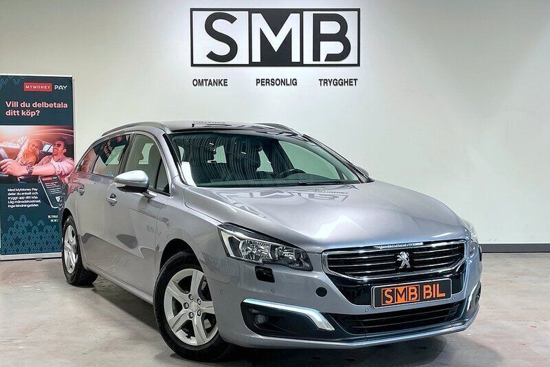 Grå Begagnad 2018 Peugeot 508 Kombi | 74 900 kr (Bra pris) - Bild 1/4