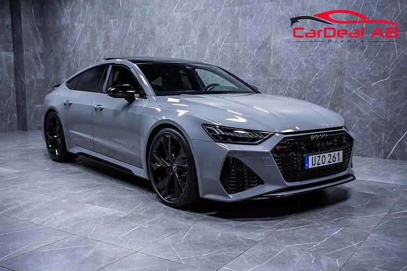 Grå Begagnad 2021 Audi RS7 Comfort Halvkombi | 1 219 800 kr - Bild 1/4