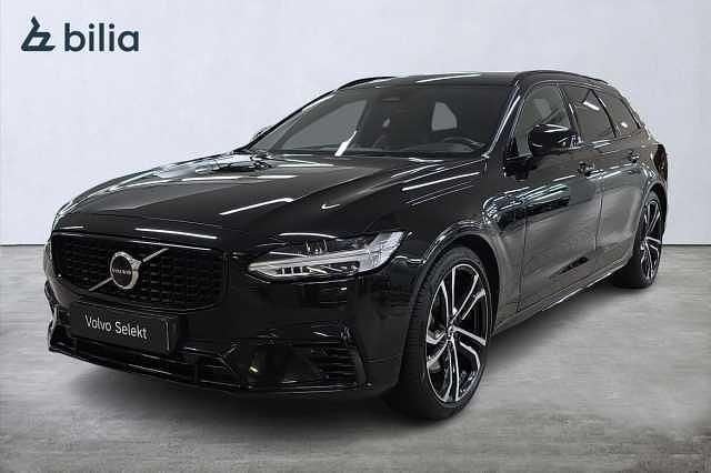 Svart Begagnad 2021 Volvo V90 R-Design Pro Kombi | 449 000 kr (Marknadspris) - Bild 1/4