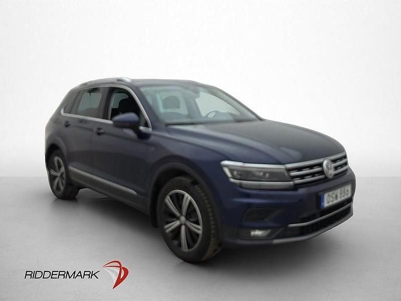 Begagnad VW Tiguan GT 190 HK (139 kW) 2018 Blå SUV