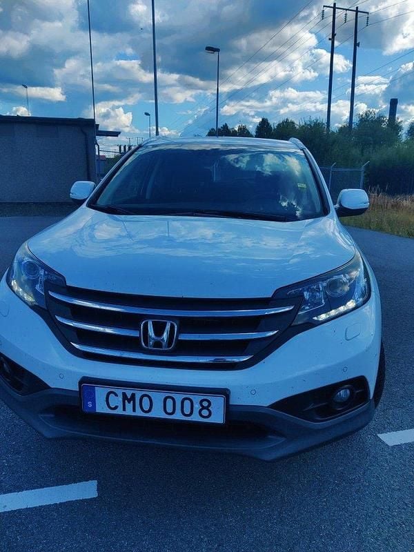 Vit Begagnad 2014 Honda CR-V SUV | 140 000 kr (Bra pris) - Bild 1/4