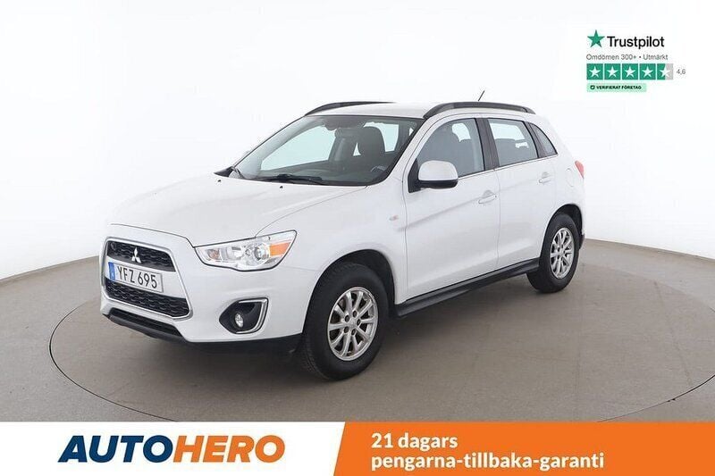 Vit Begagnad 2016 Mitsubishi ASX SUV | 131 000 kr (Marknadspris) - Bild 1/4