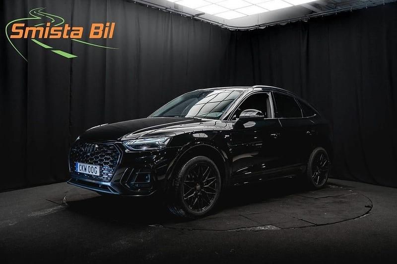 Svart Begagnad 2022 Audi Q5 Sportback S-Line SUV | 428 900 kr (Marknadspris) - Bild 1/3