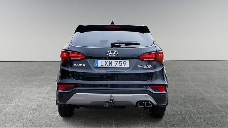 Begagnad Hyundai Santa Fe Premium 203 HK (149 kW) 2015 Svart SUV