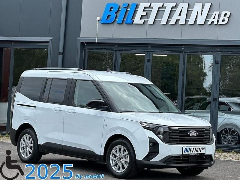 Ny Ford Tourneo Courier 125 HK (91 kW) 2025 Vit Minibuss