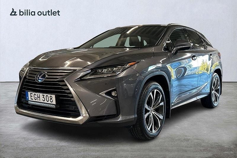 Grå Begagnad 2016 Lexus RX450h SUV | 289 900 kr (Marknadspris) - Bild 1/4