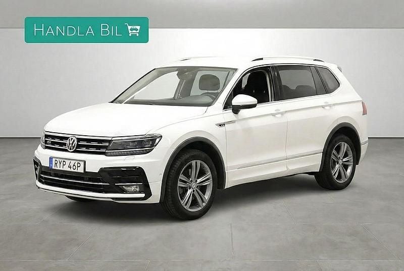 Begagnad VW Tiguan Allspace R-line 200 HK (147 kW) 2018 Vit SUV