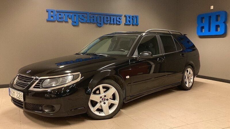 Svart Begagnad 2007 Saab 9-5 Linear Kombi | 9 900 kr - Bild 1/4