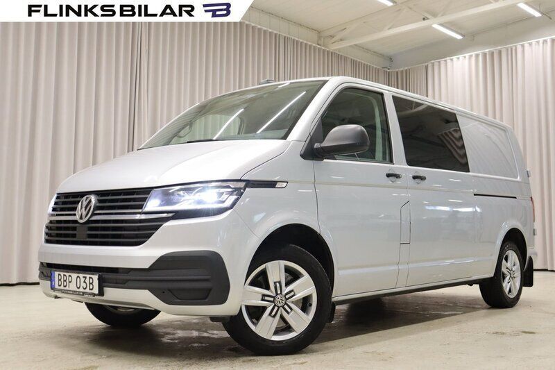 Silver (reflexsilver metallic) Begagnad 2020 VW T6.1 Van | 379 900 kr - Bild 1/4