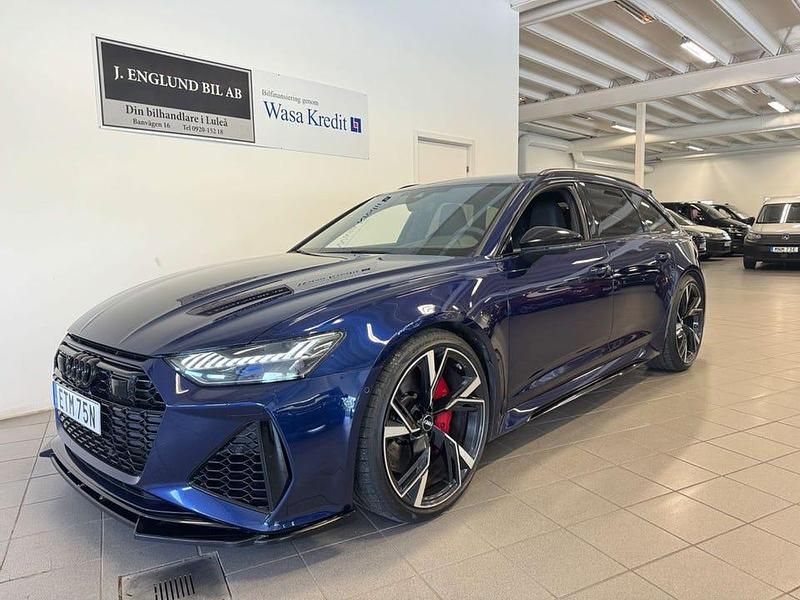 Blå Begagnad 2020 Audi RS6 Kombi | 1 149 000 kr - Bild 1/4