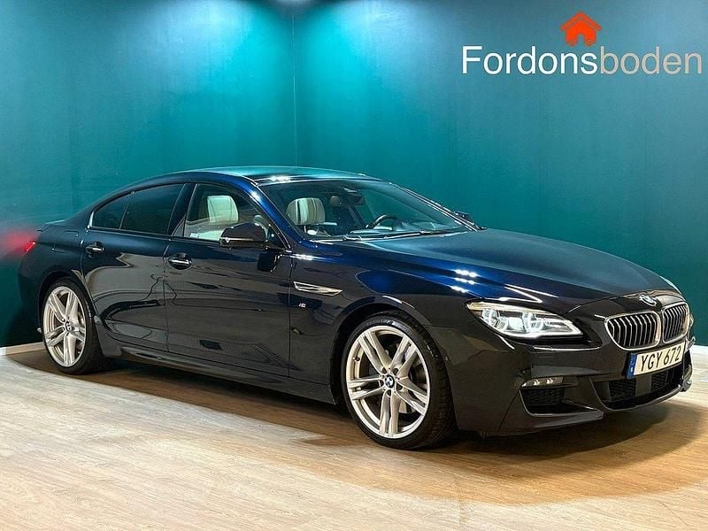 Svart Begagnad 2016 BMW 640 M Sport Sportkupé | 389 900 kr (Dyr) - Bild 1/3
