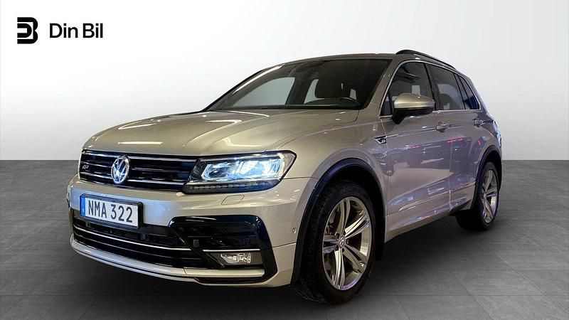 Grå Begagnad 2019 VW Tiguan R-line SUV | 299 900 kr (Dyr) - Bild 1/4