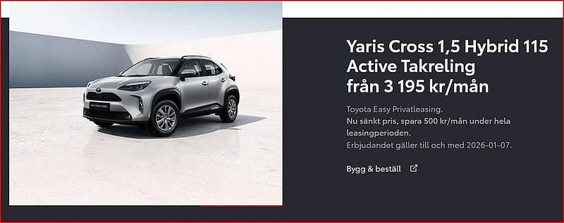 Ny Toyota Yaris Cross Active 2025 SUV