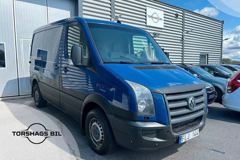 Mörkblå (blå) Begagnad 2008 VW Crafter Van | 69 900 kr (Marknadspris) - Bild 1/3