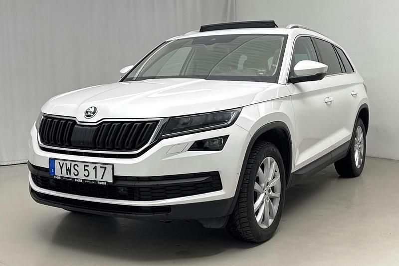 Vit Begagnad 2018 Skoda Kodiaq Business Line SUV | 276 000 kr (Marknadspris) - Bild 1/4
