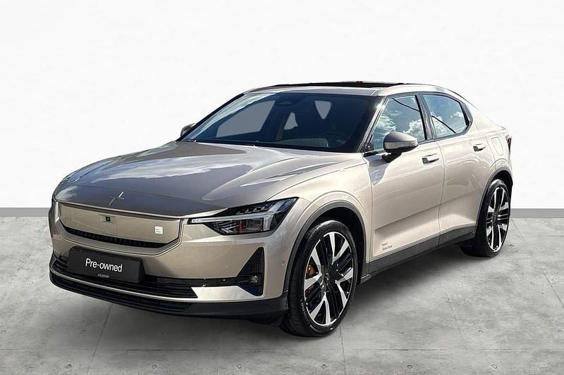 Ljusgrå Begagnad 2023 Polestar 2 Performance Halvkombi | 512 900 kr (Dyr) - Bild 1/3