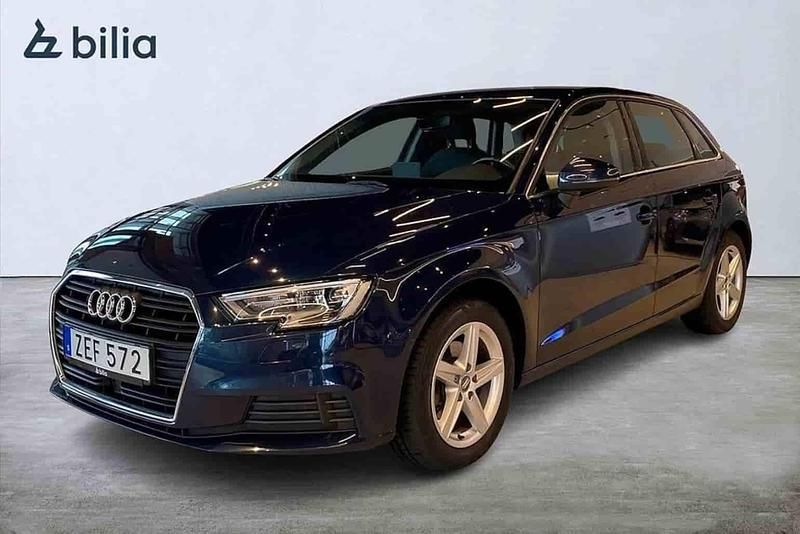 Blå Begagnad 2018 Audi A3 Sportback Halvkombi | 169 900 kr - Bild 1/1
