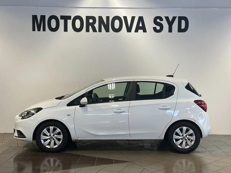 Begagnad Opel Corsa Enjoy 90 HK (66 kW) 2017 Vit Halvkombi