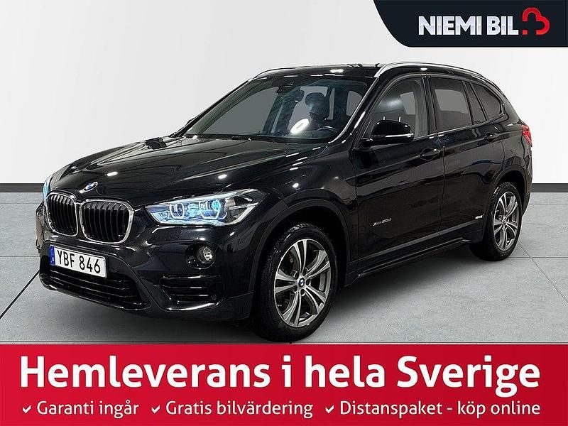 Svart Begagnad 2015 BMW X1 Sport Line SUV | 279 900 kr (Dyr) - Bild 1/3