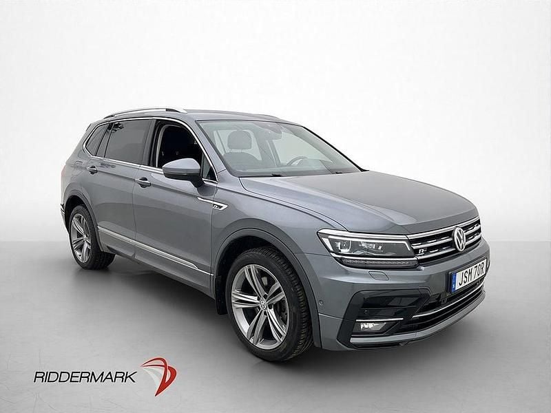 Begagnad VW Tiguan Allspace R-line 200 HK (147 kW) 2018 Grå SUV