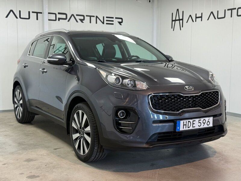 Grå Begagnad 2016 Kia Sportage Advance SUV | 159 900 kr (Marknadspris) - Bild 1/3