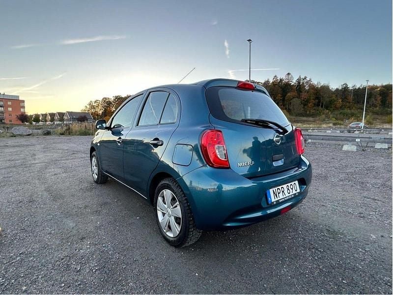 Blå Begagnad 2014 Nissan Micra Halvkombi | 78 500 kr (Marknadspris) - Bild 1/4