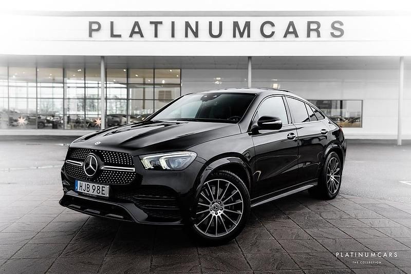 Svart Begagnad 2022 Mercedes GLE350 AMG Sportkupé | 829 000 kr (Dyr) - Bild 1/4