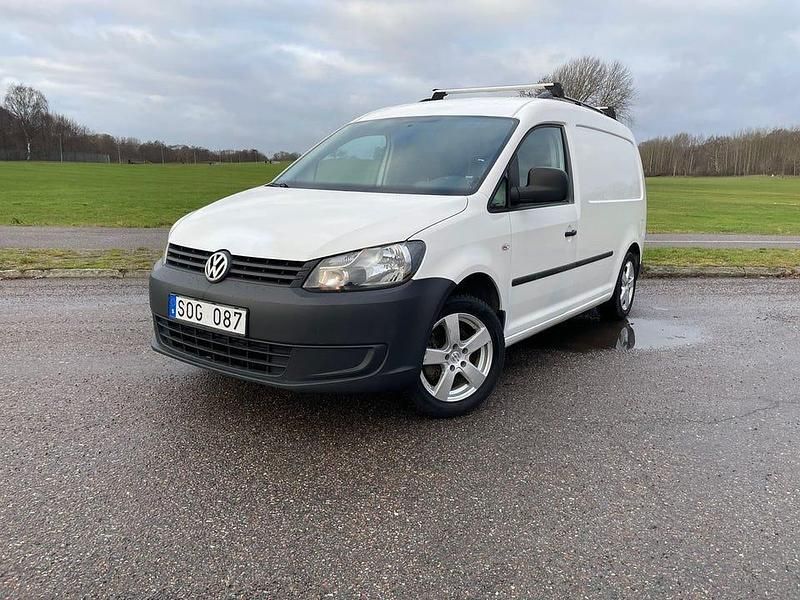 Vit Begagnad 2012 VW Caddy Maxi Minibuss | 75 000 kr (Bra pris) - Bild 1/4