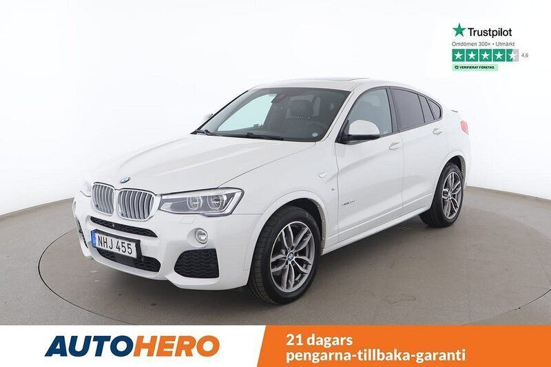 Vit Begagnad 2016 BMW X4 M Sport SUV | 270 000 kr - Bild 1/4